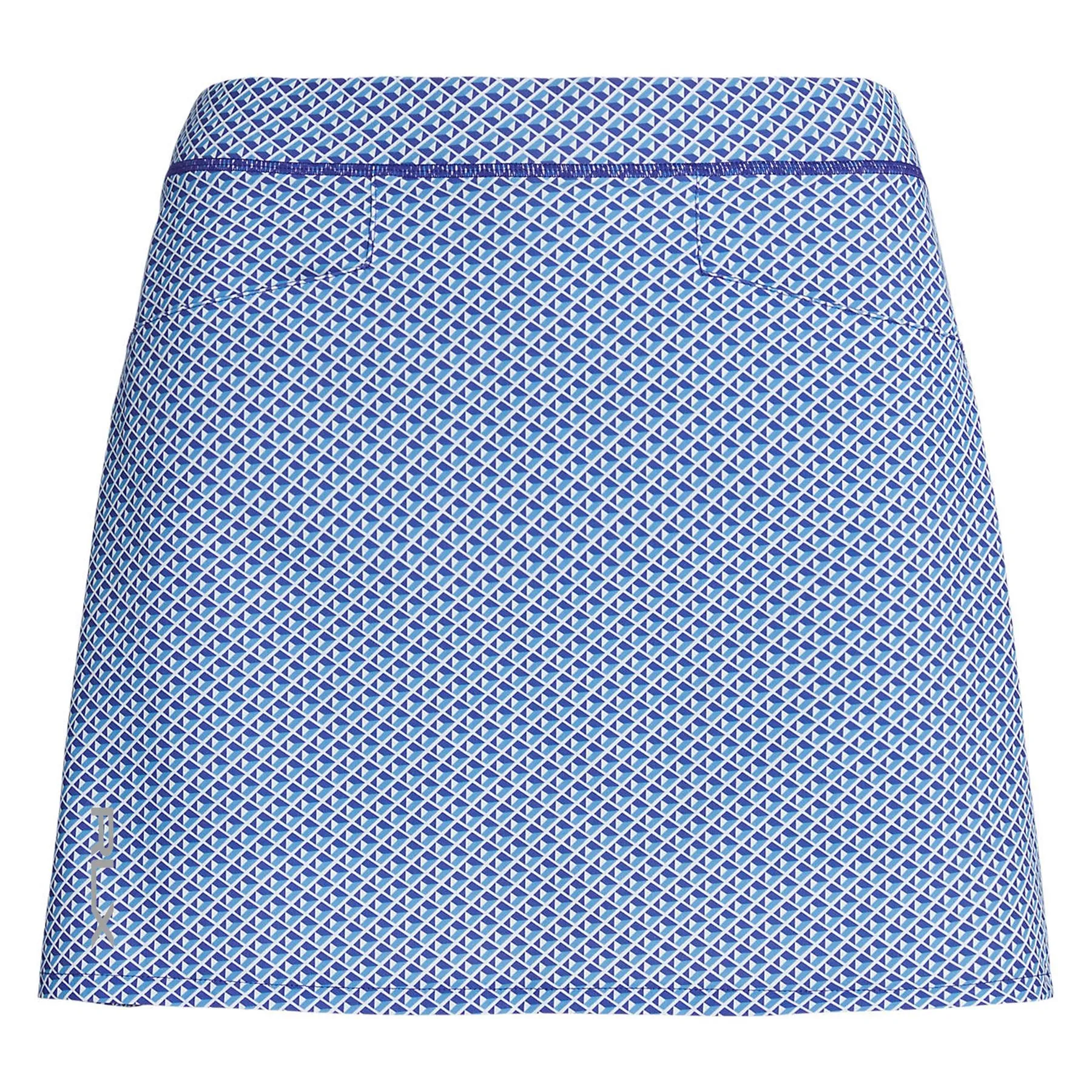 15 Inch Pleated-Skort Active Abstract Geo