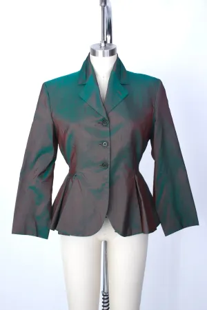 1990 Romeo Gigli Silk Iridescent Blazer