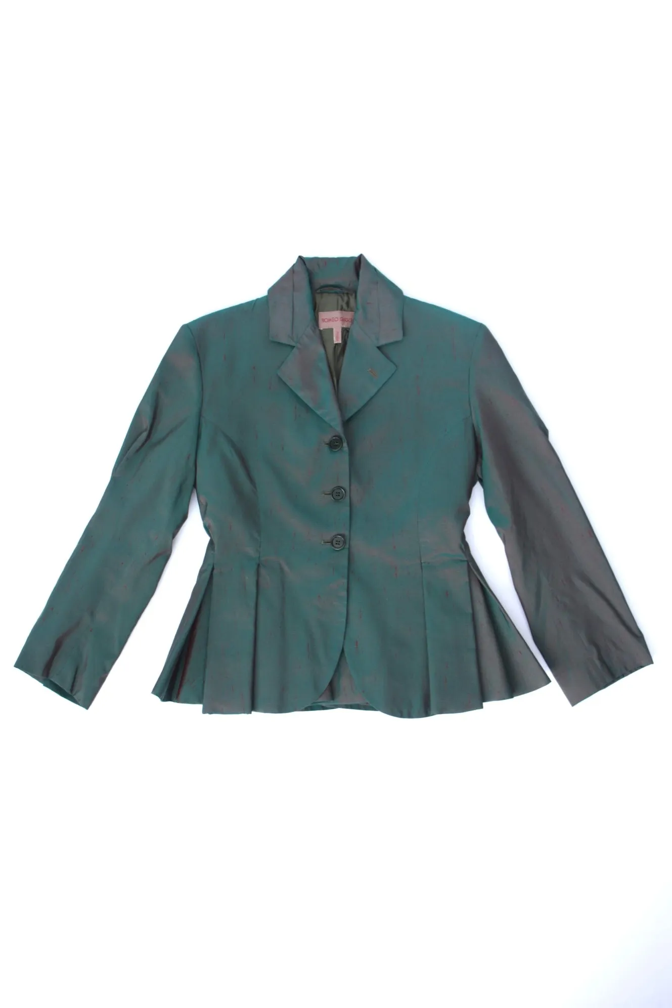 1990 Romeo Gigli Silk Iridescent Blazer