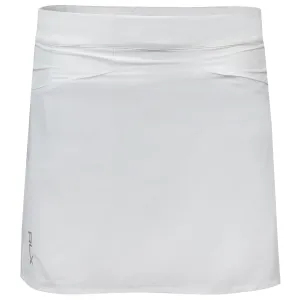 4 Way Stretch 17" Pleated Aim Skort White