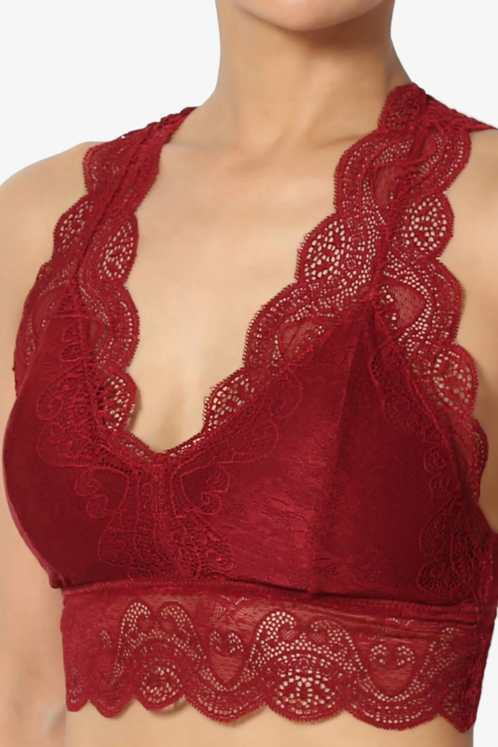 Adrienne Lace Padded Bralette PLUS
