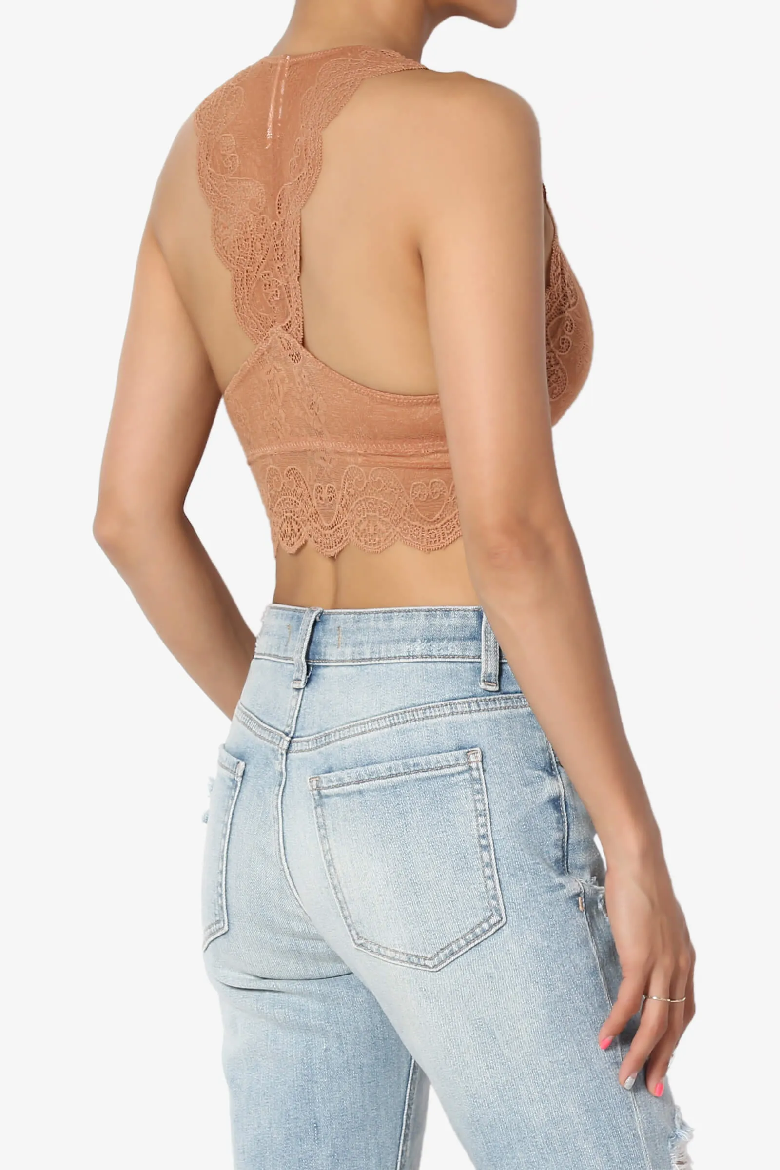 Adrienne Lace Padded Bralette PLUS