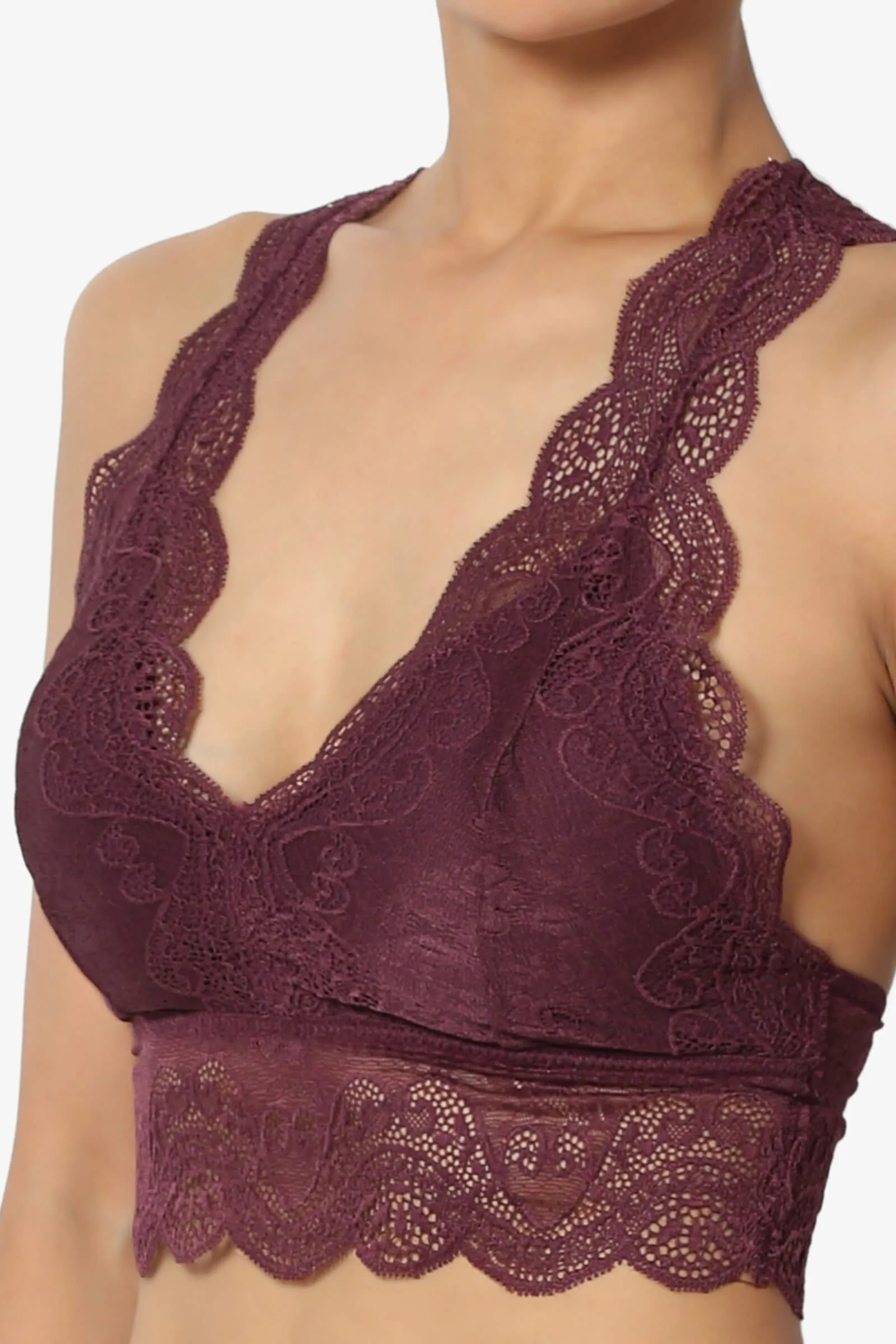 Adrienne Lace Padded Bralette PLUS