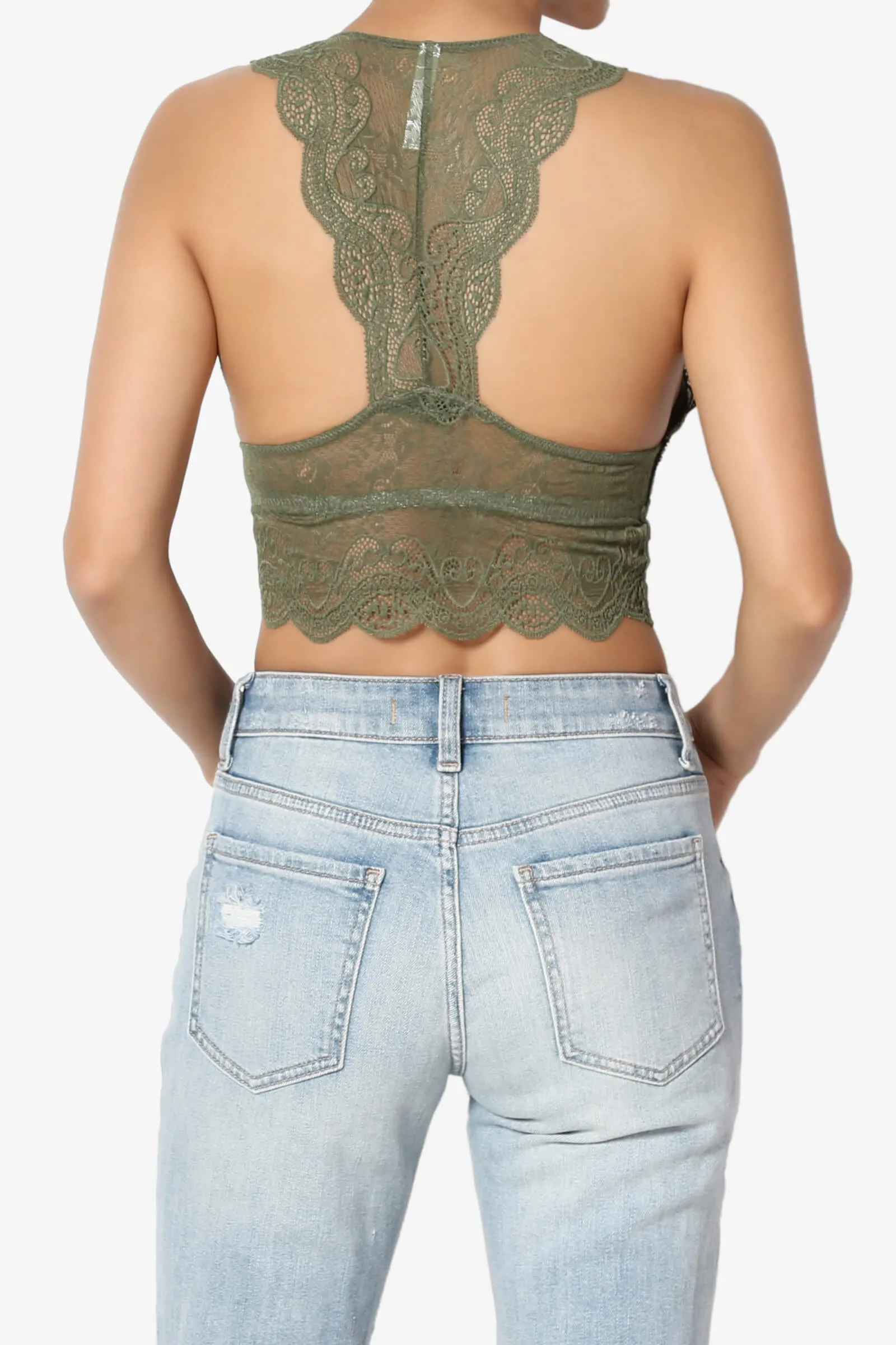Adrienne Lace Padded Bralette PLUS