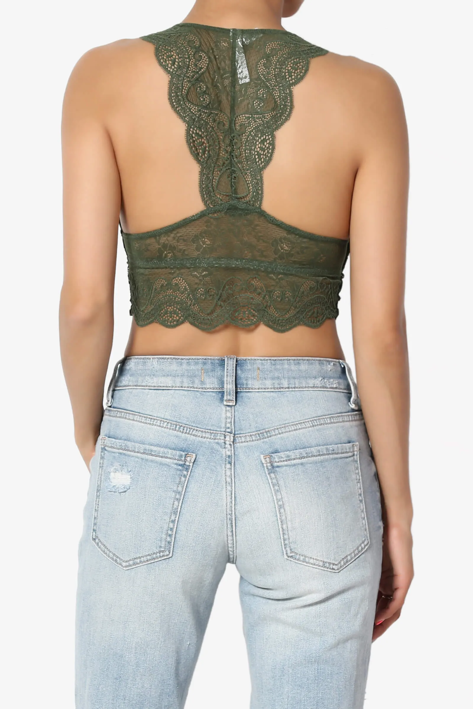 Adrienne Lace Padded Bralette PLUS