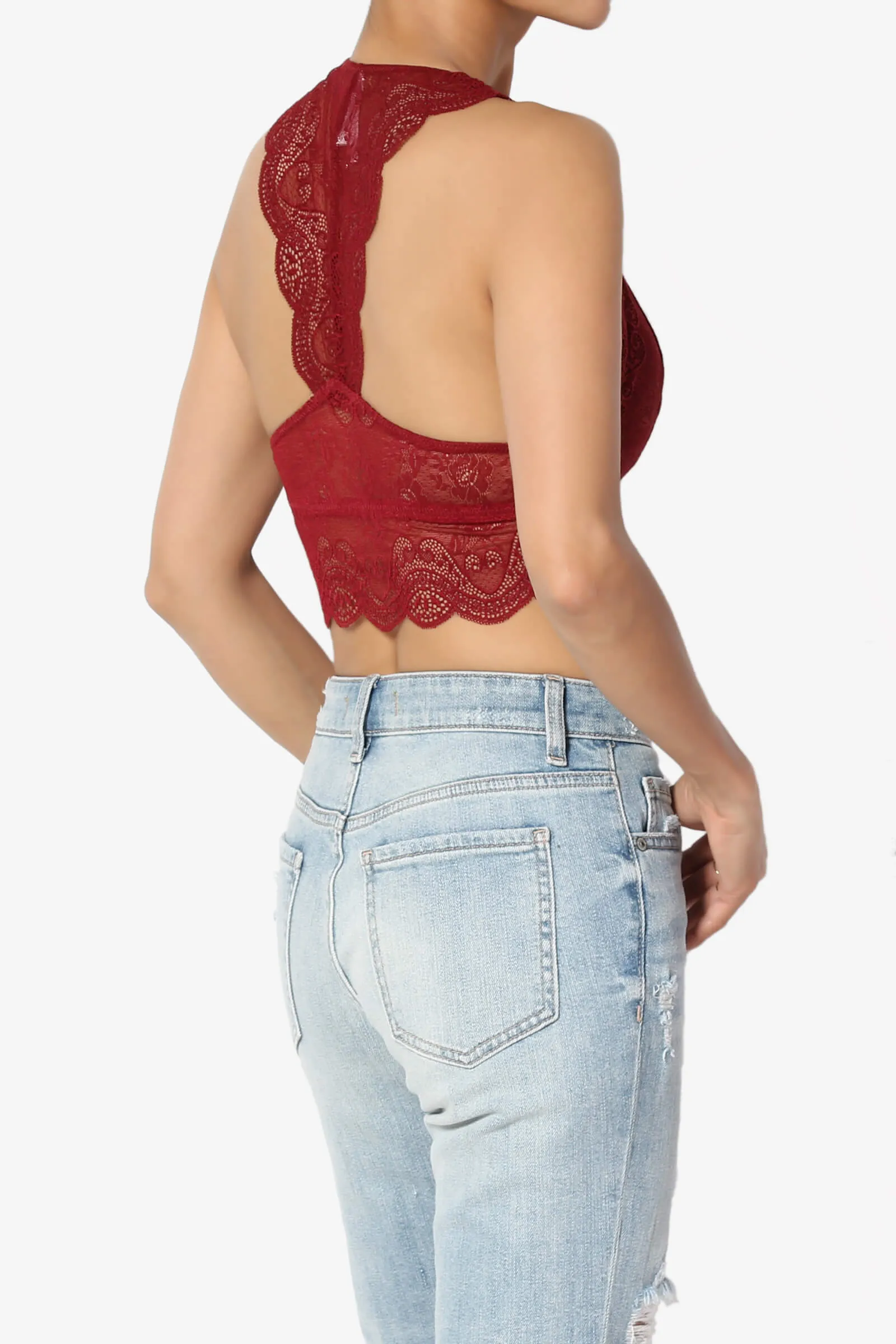Adrienne Lace Padded Bralette PLUS