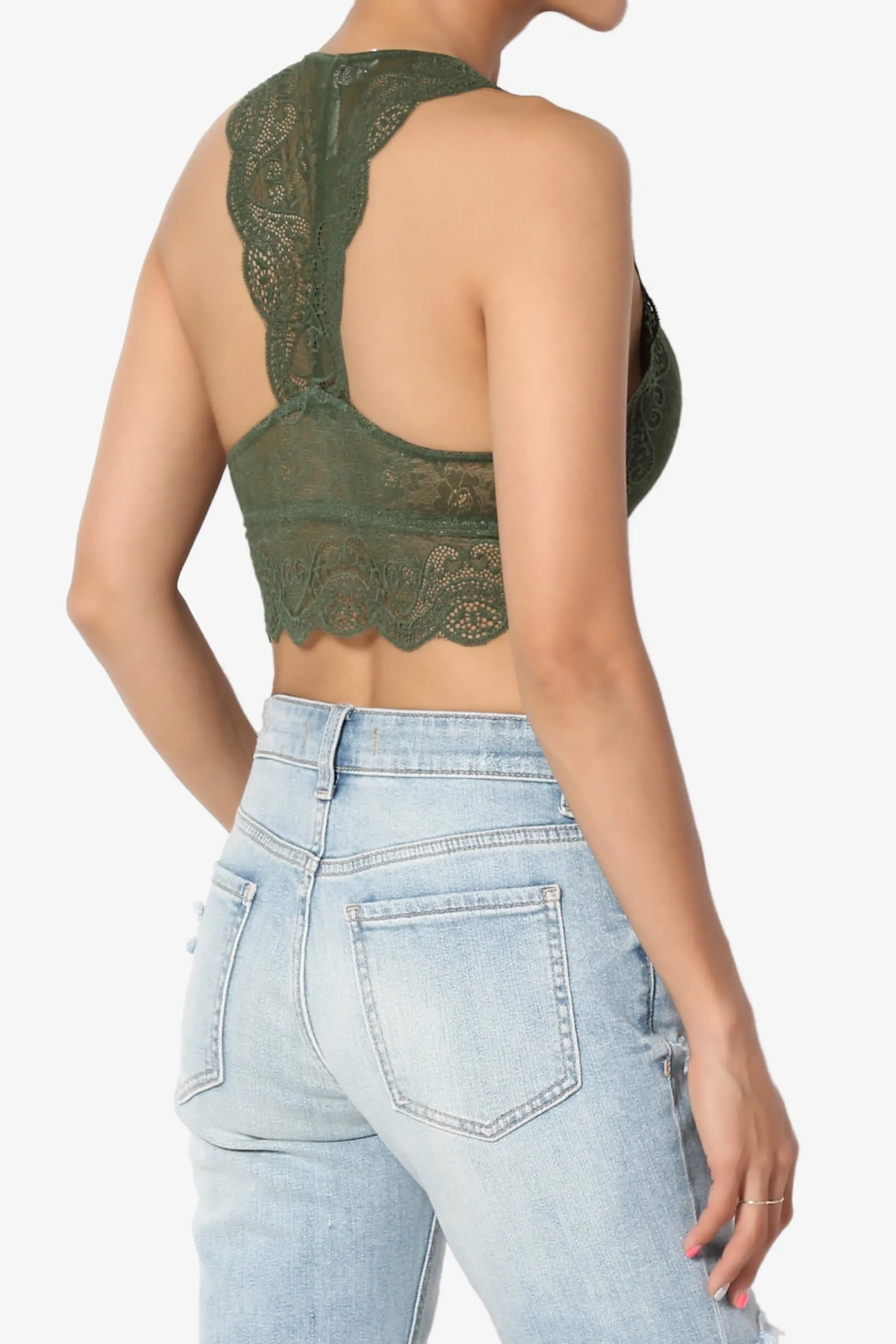 Adrienne Lace Padded Bralette PLUS