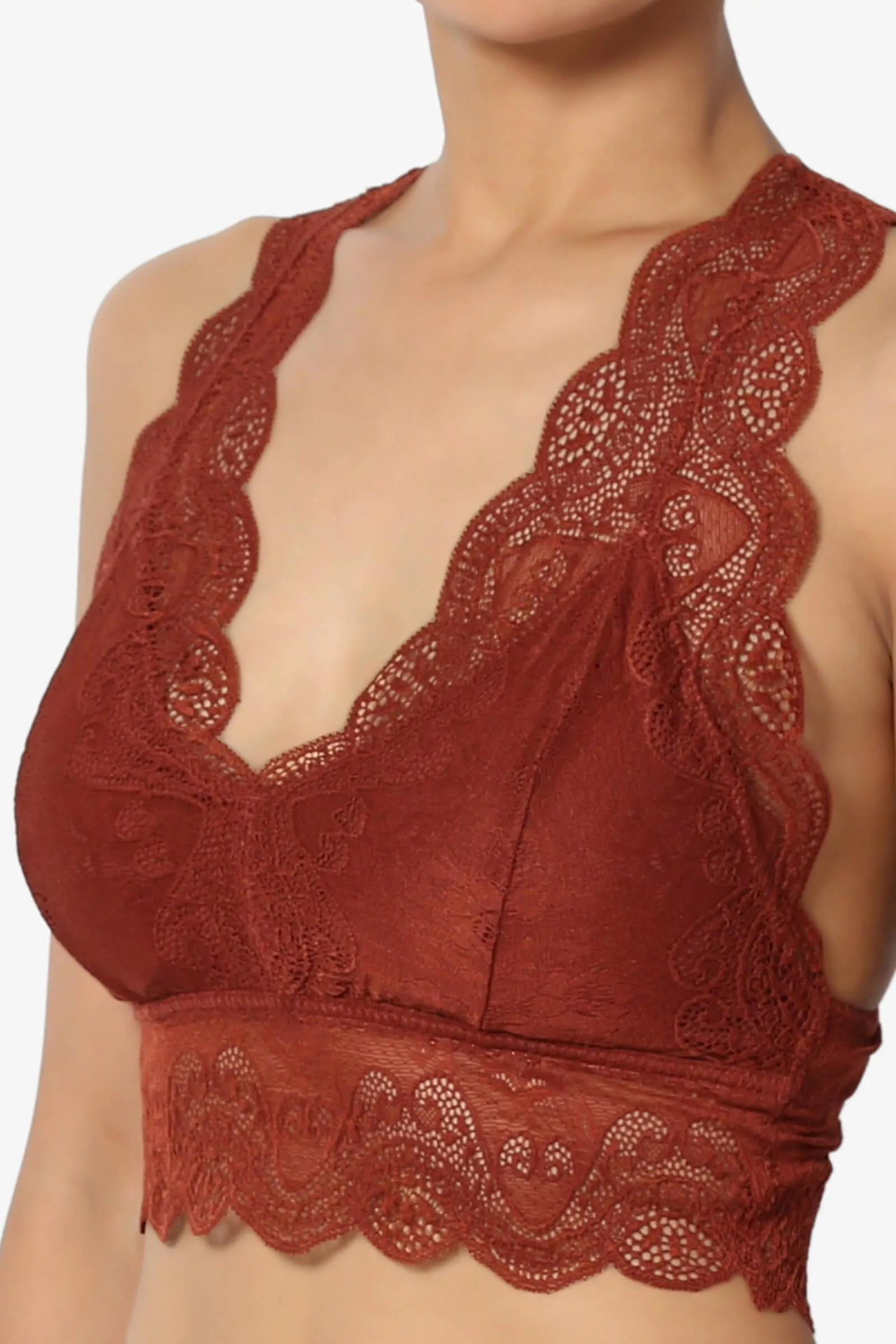 Adrienne Lace Padded Bralette PLUS