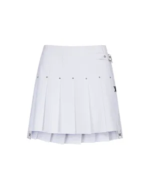 ANEW Golf: Women Buckle Decoration Pleats Skirt - White