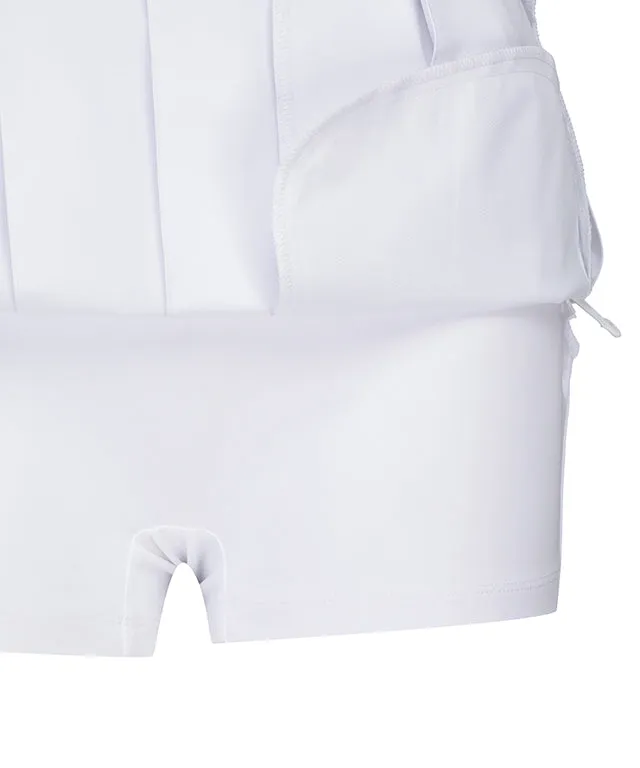 ANEW Golf: Women Buckle Decoration Pleats Skirt - White
