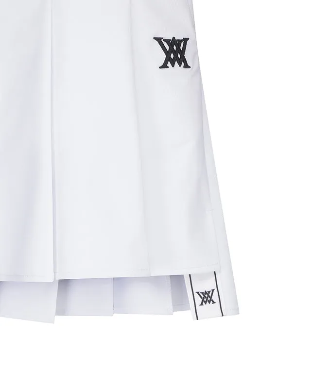 ANEW Golf: Women Buckle Decoration Pleats Skirt - White