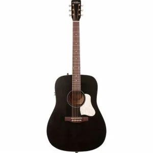 Art & Lutherie 045587 Americana Faded Black Acoustic Electric Guitar Made In Canada - SLIGHT FINISH FLAW