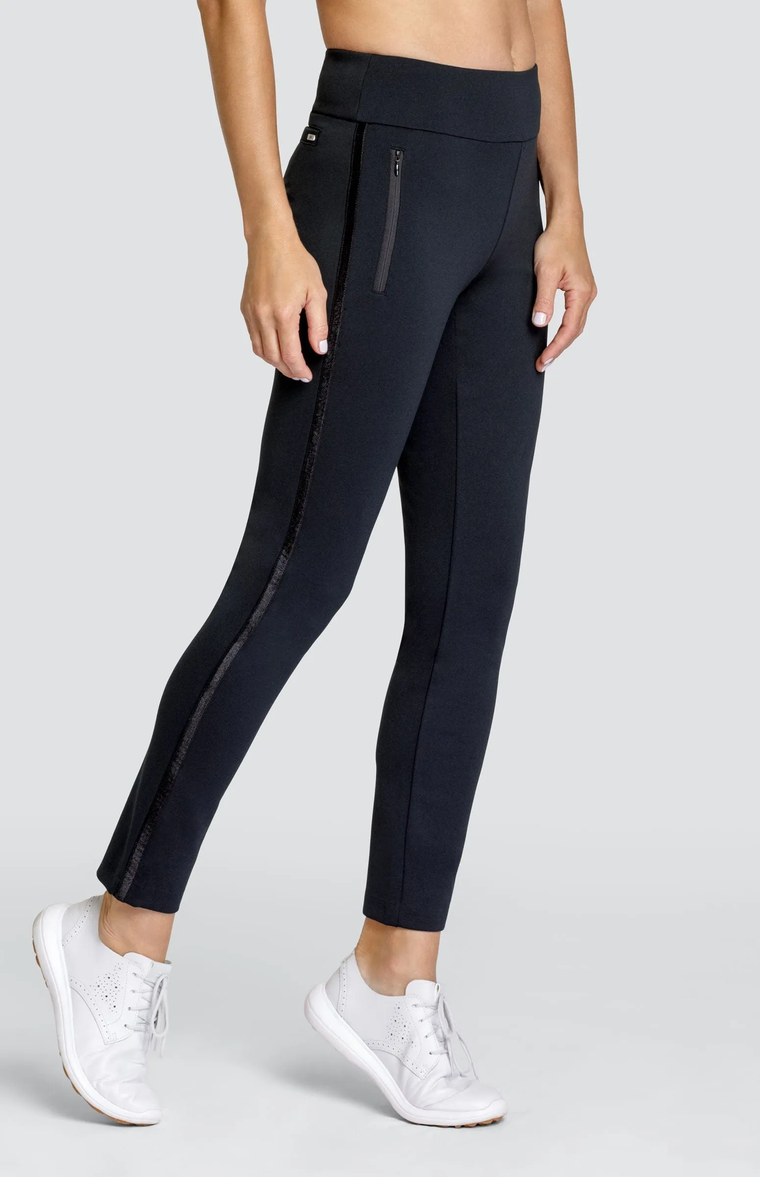Aubrianna 28" Ankle Pant - Onyx Black