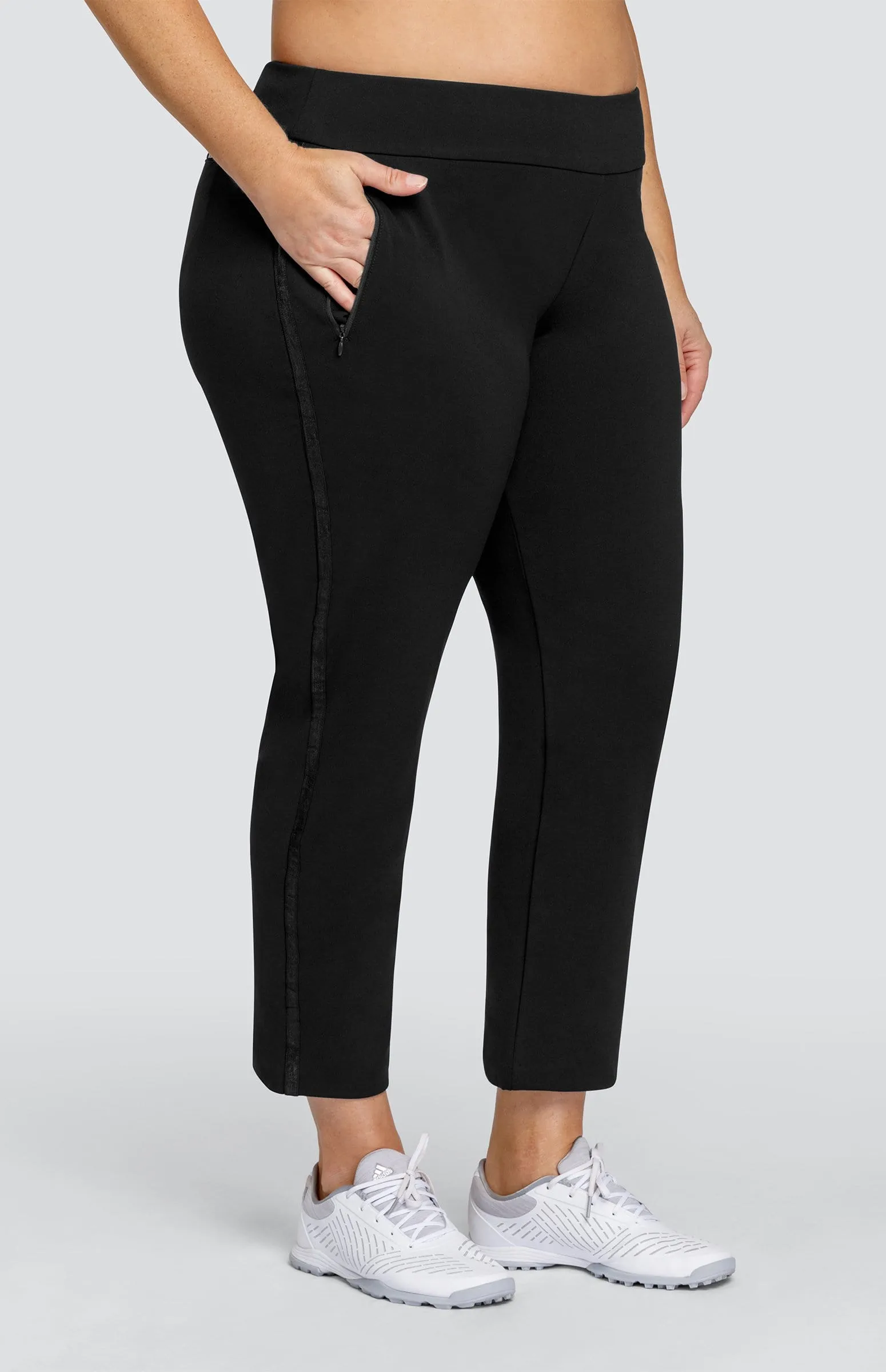 Aubrianna 28" Ankle Pant - Onyx Black