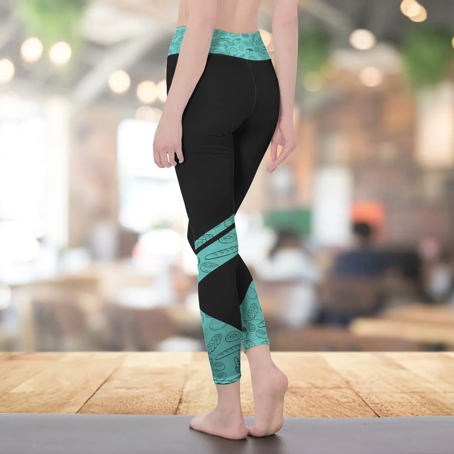 Baking Supplies, Baker, Bakery Chef Legging Bakery Pattern 3D Legging 05