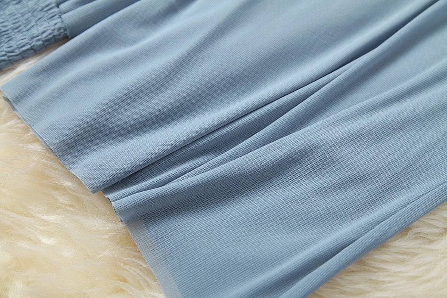 Belt Blazers Vest Net Yarn Tops Wide Leg Pants Three-piece Set