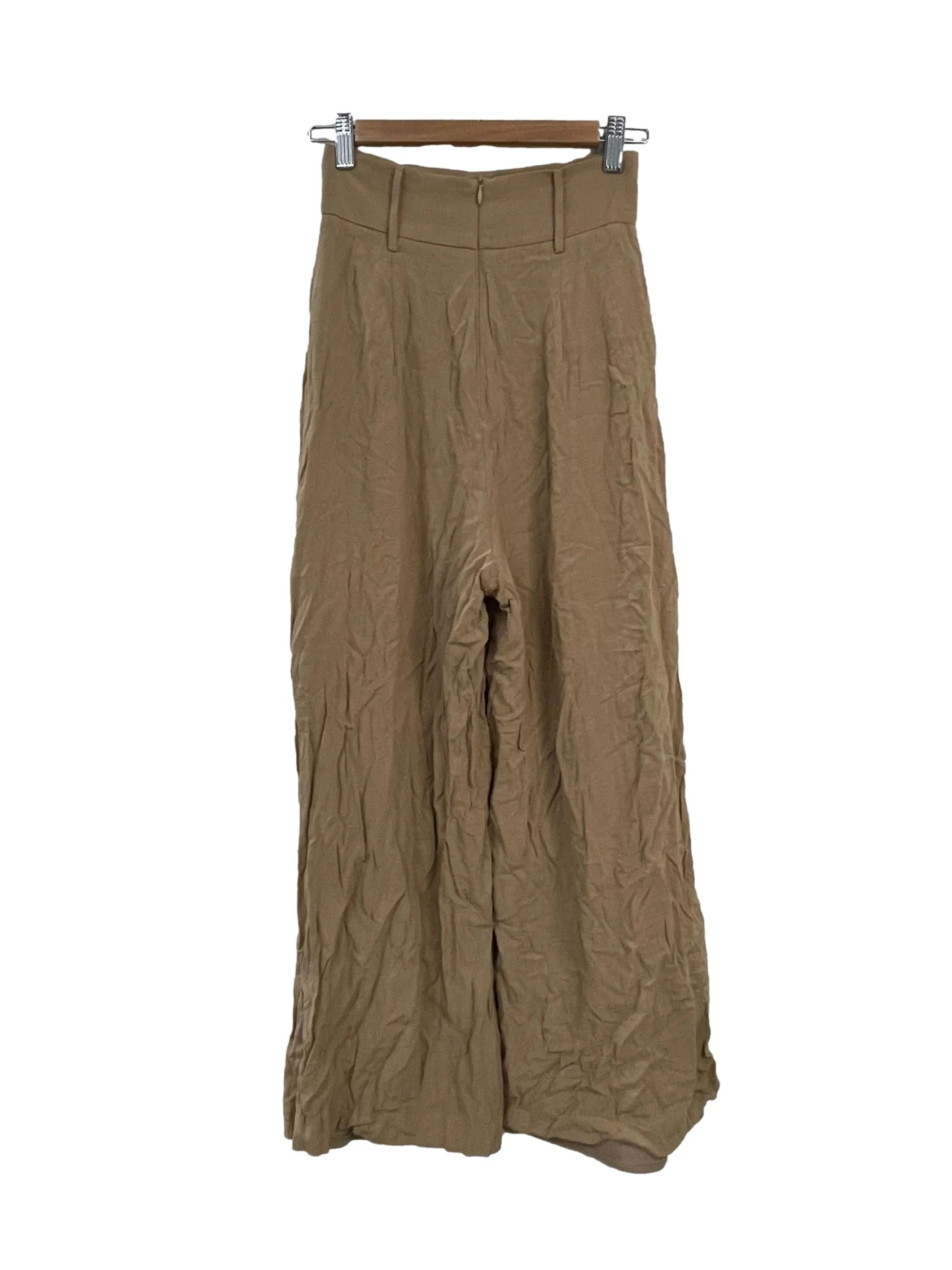 Belted Paperbag Palazzo Wide Leg Pants