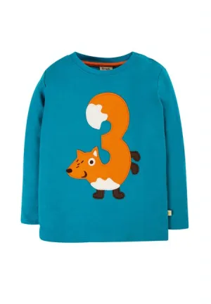 Birthday Age Three- Frugi 3rd Birthday Magic Number Top