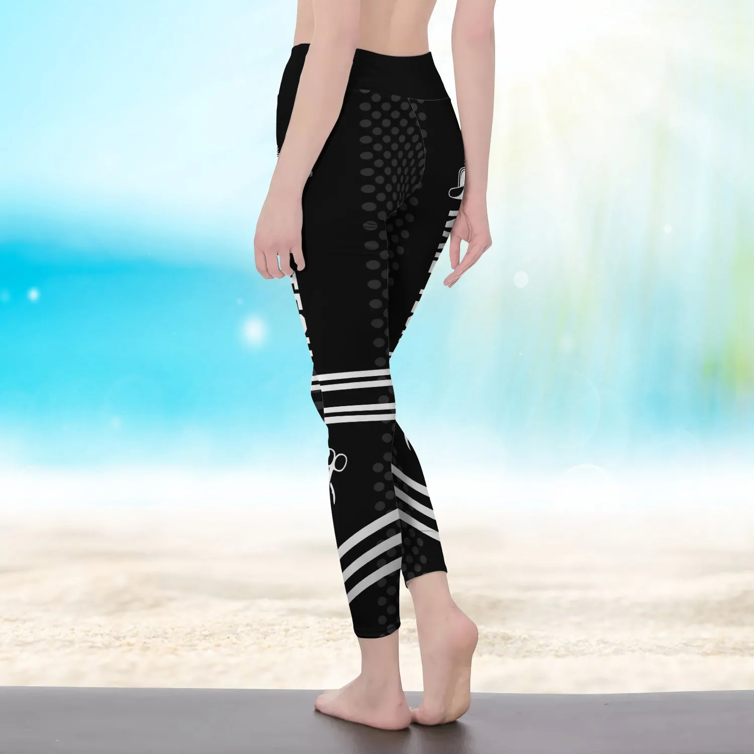 Black Nail Tech 3D Legging 916 NA93