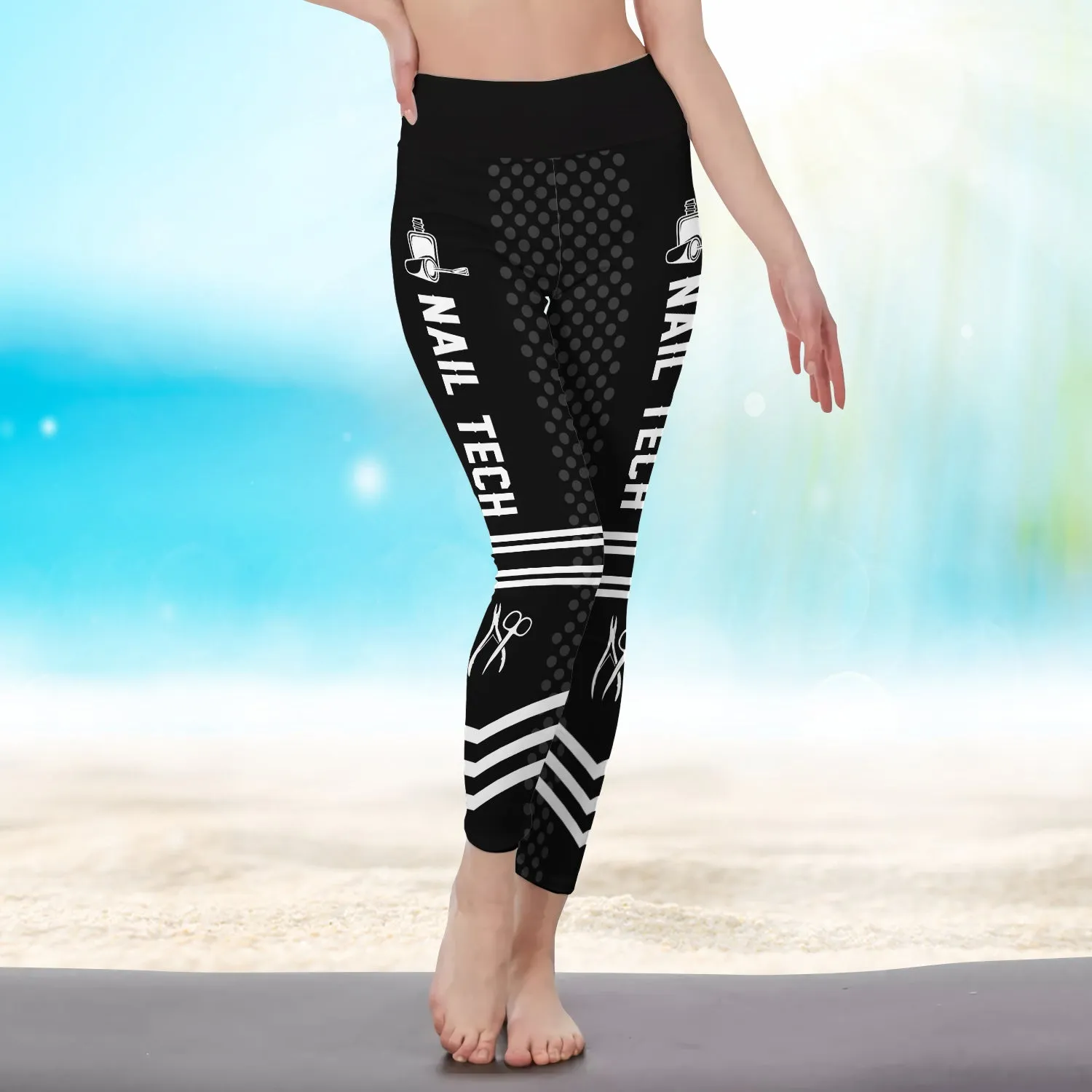 Black Nail Tech 3D Legging 916 NA93