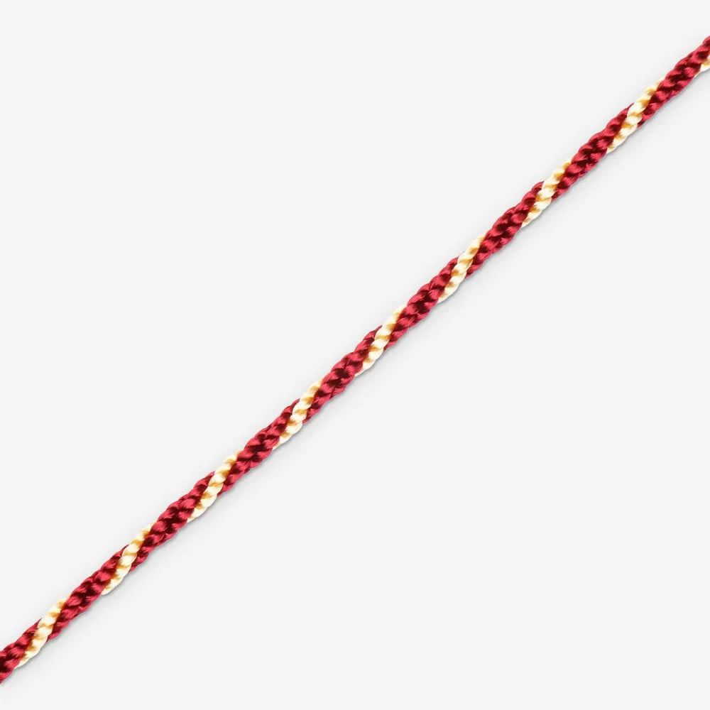 Blazer Cord - Red/White/Gold Twist