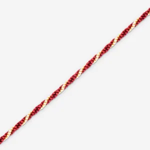 Blazer Cord - Red/White/Gold Twist