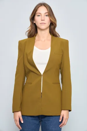 Blazer Verde Zara Talla M