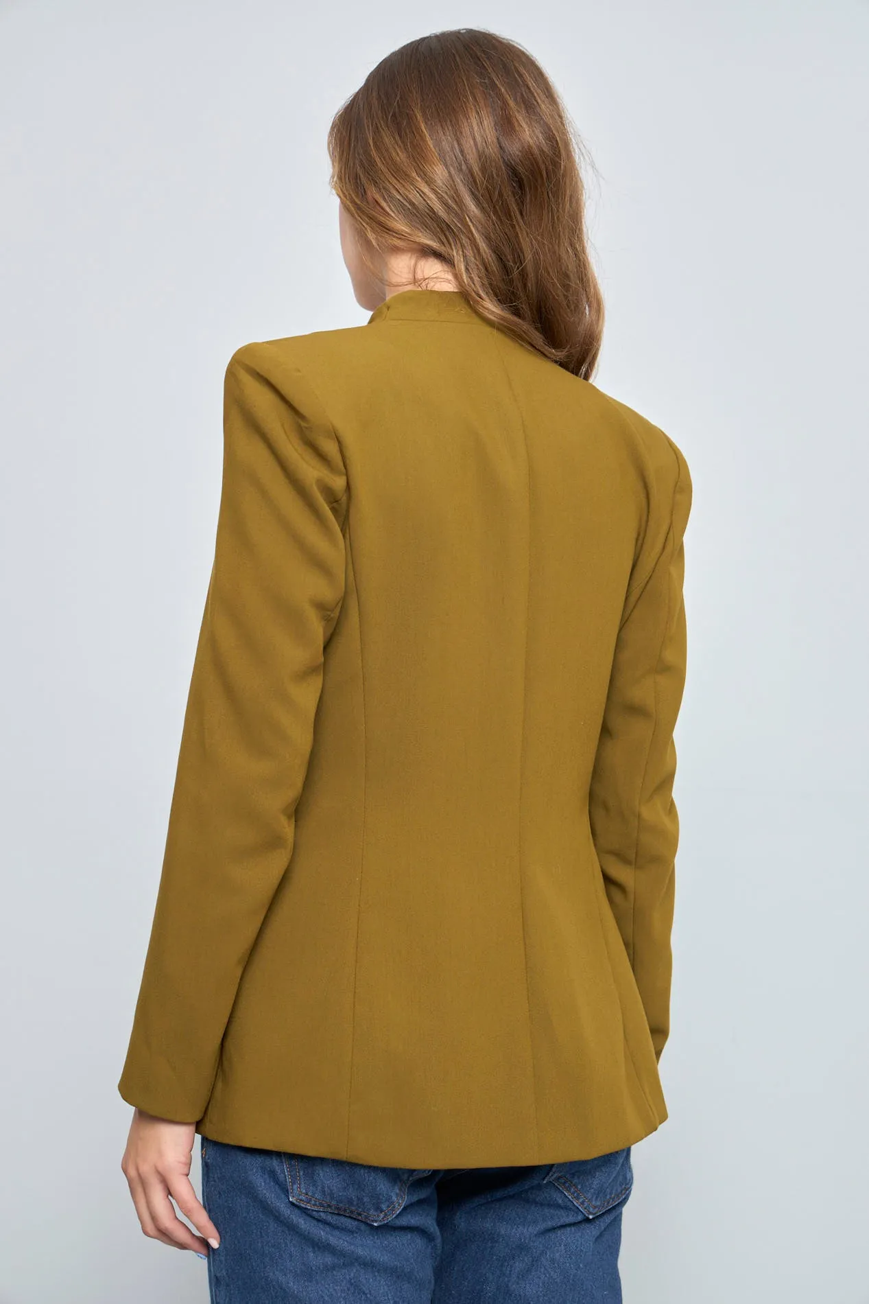 Blazer Verde Zara Talla M