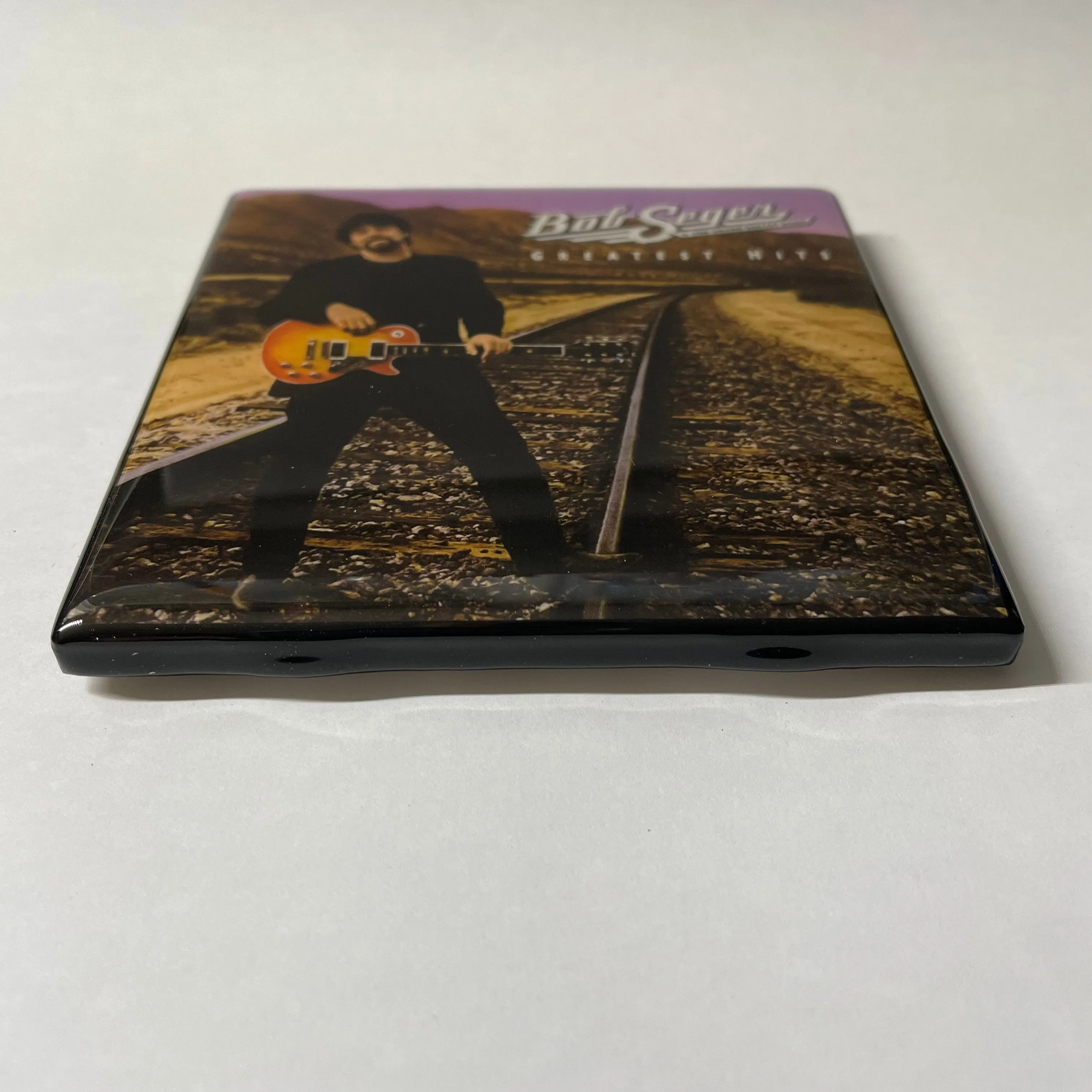 BOB SEGER Greatest Hits Coaster Record Cover Ceramic Tile