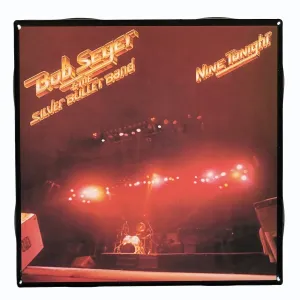 BOB SEGER Nine Tonight Coaster Record Cover Silver Bullet Band Ceramic Tile