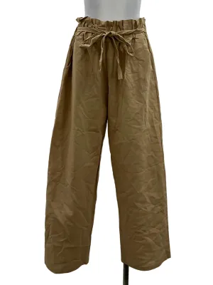 Brown Paperbag Pants