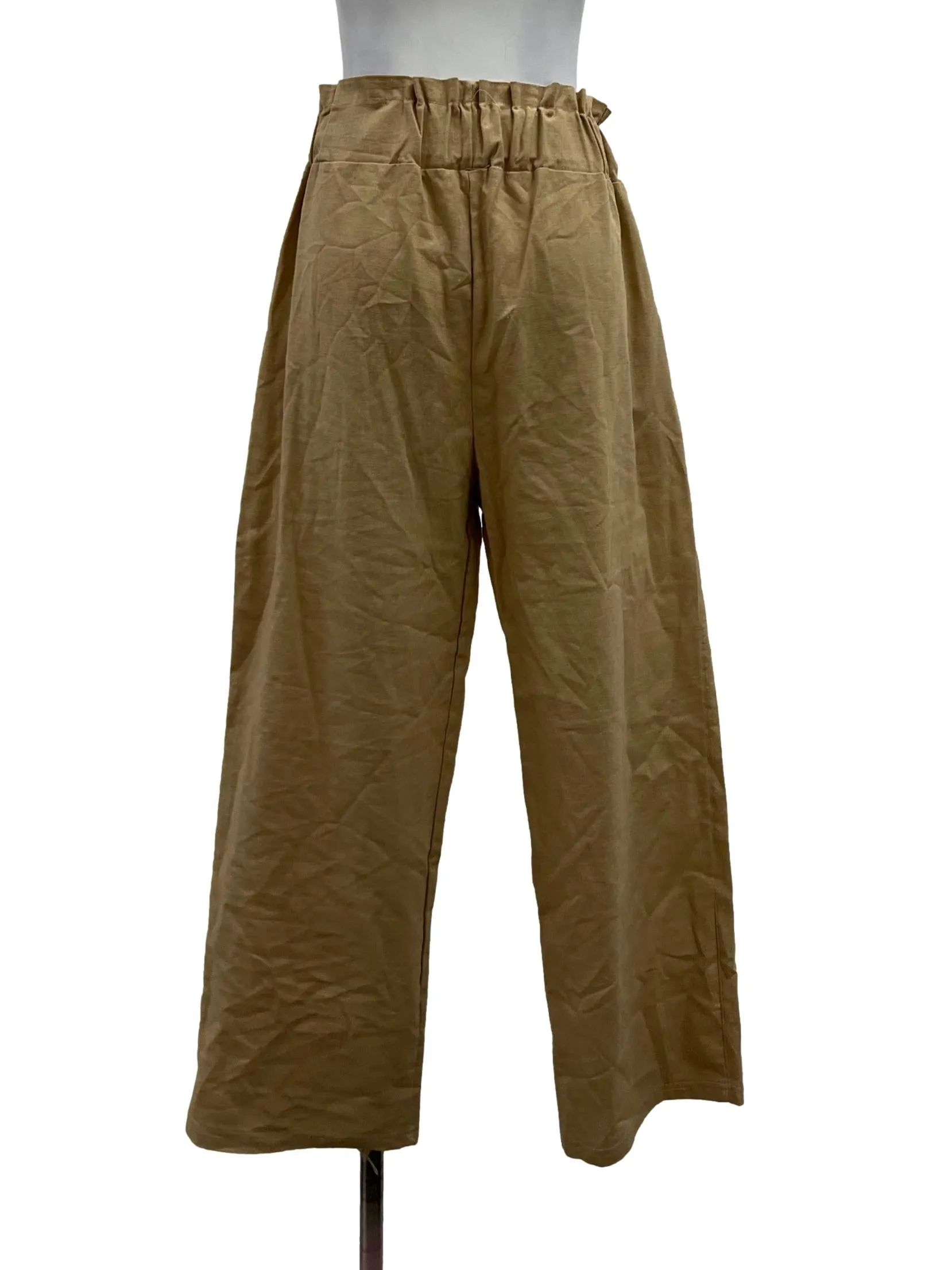 Brown Paperbag Pants
