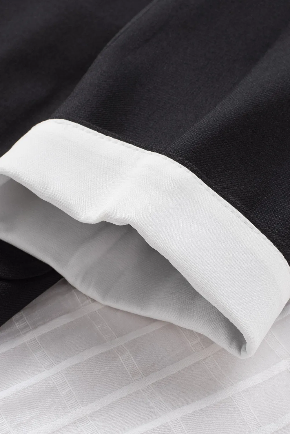 Buttoned Lapel Collar Blazer with Pocket
