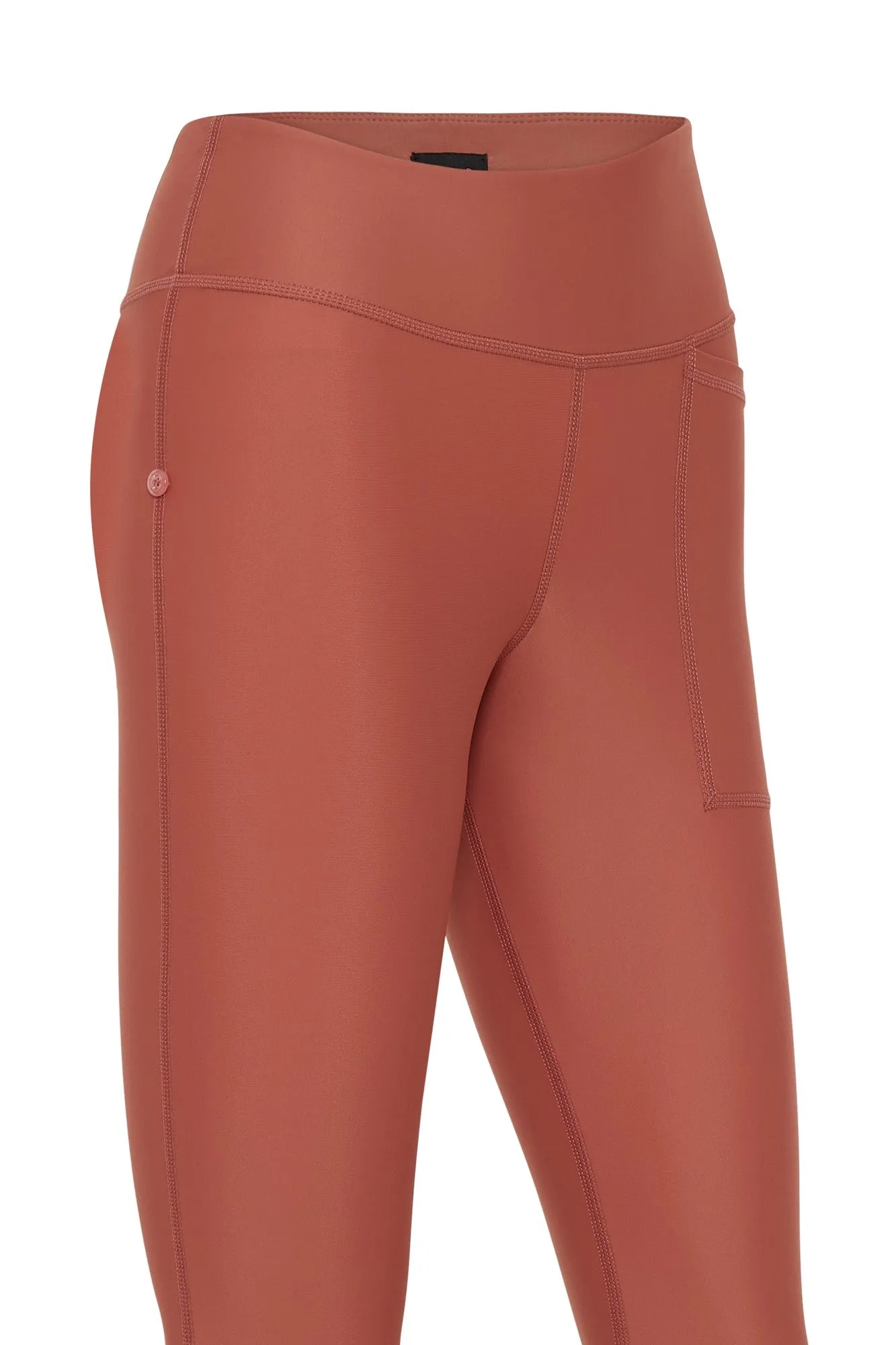 Capri Swim Tights - Clay