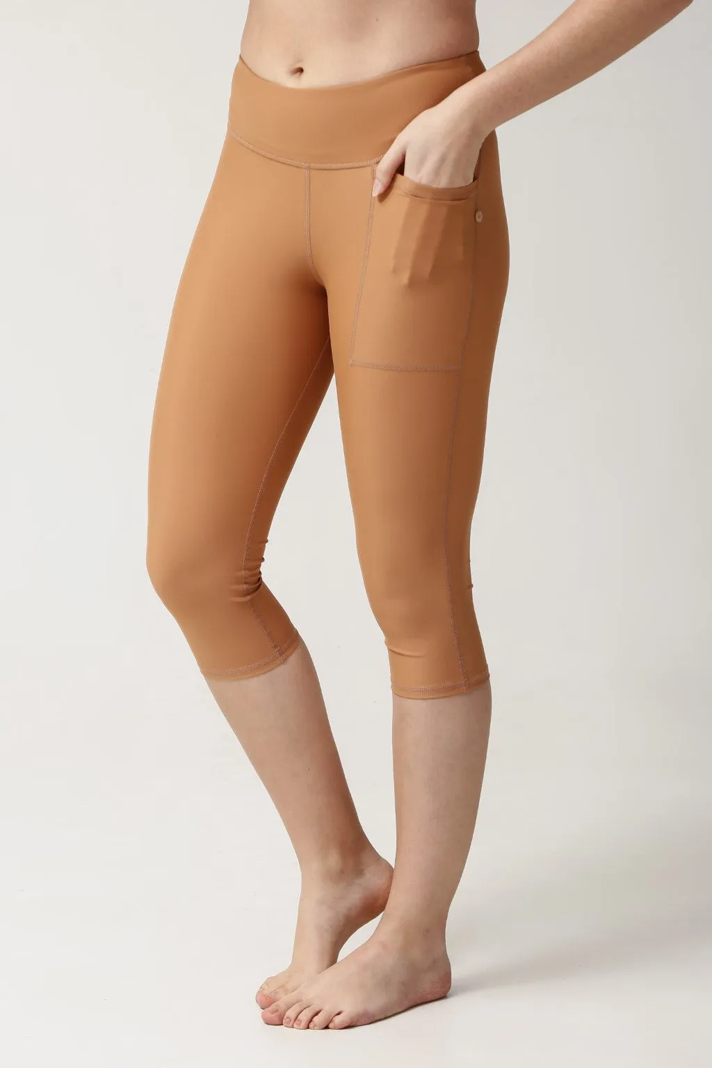 Capri Swim Tights - Sand