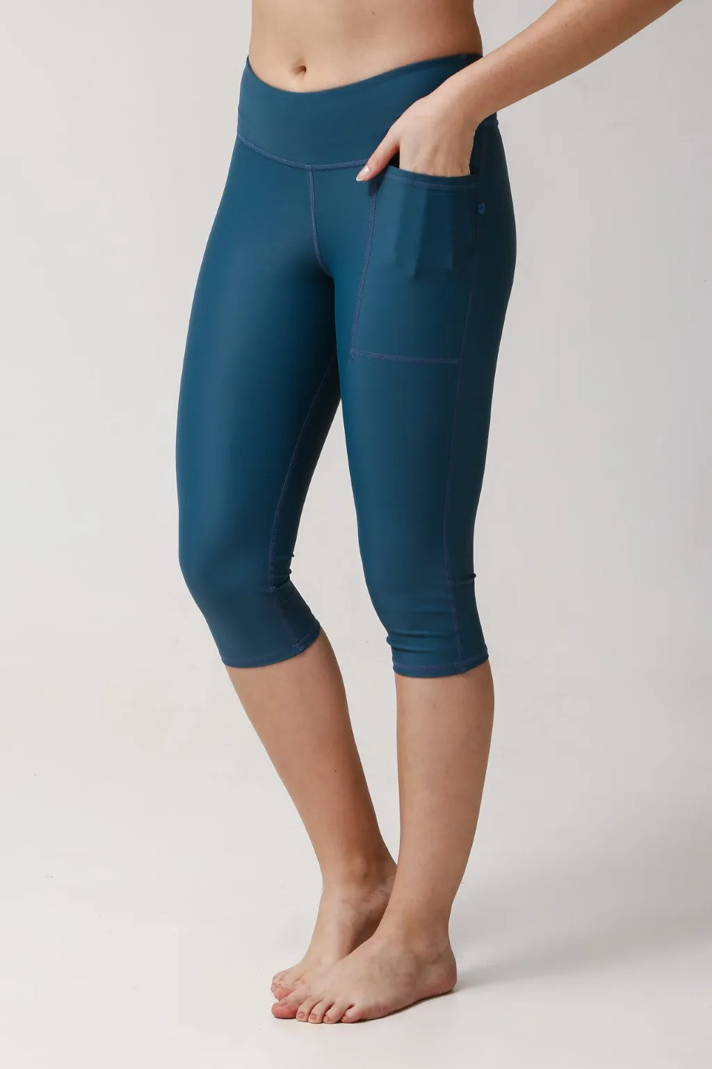 Capri Swim Tights - Wave