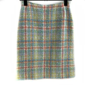Chanel - Excellent - Vintage Rainbow Multicolor Tweed - Rainbow Multicolor - XS