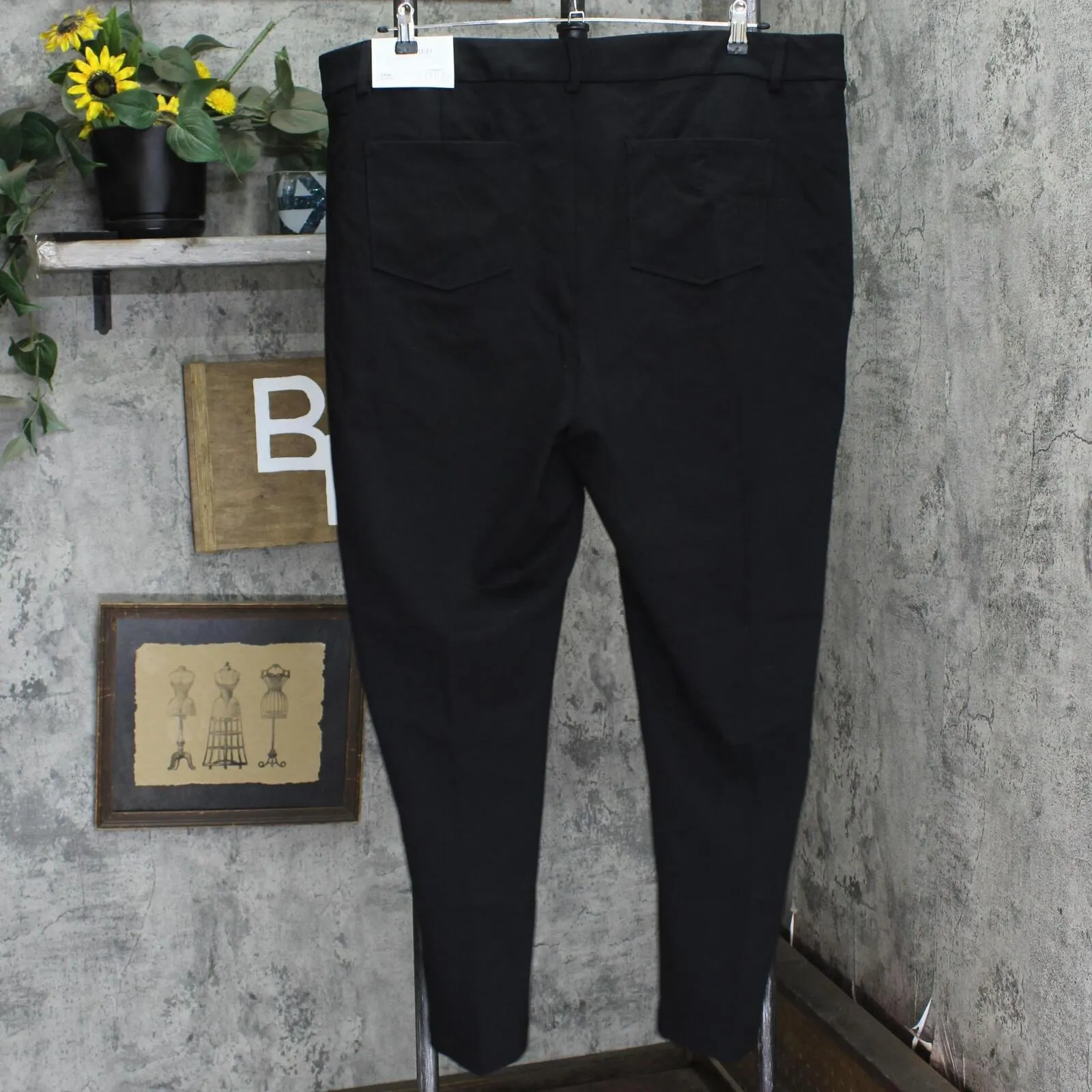 Cj Banks Womens Plus Size Tapered Shaped Fit Mid Rise Pants 5670