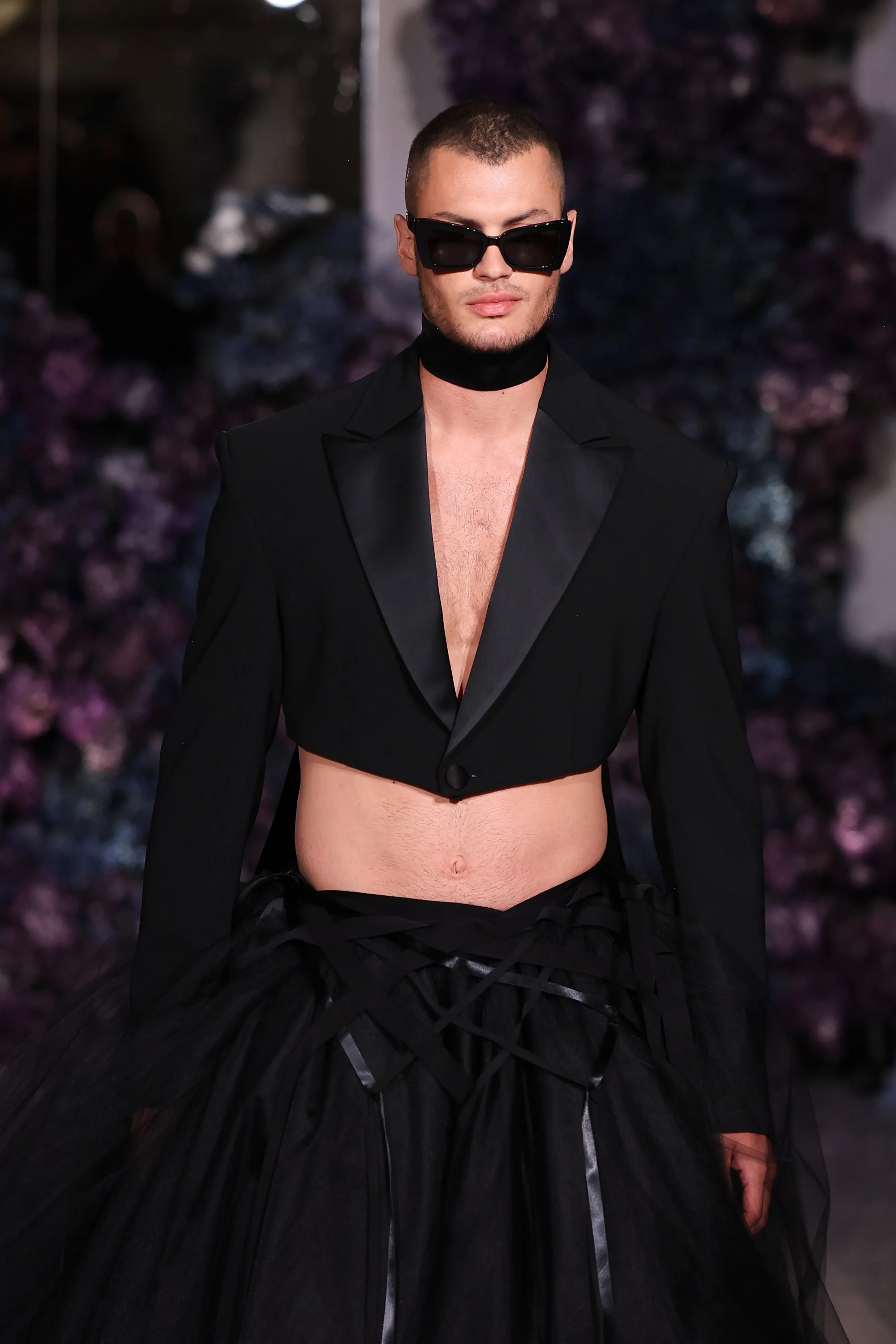Coattail Cropped Blazer