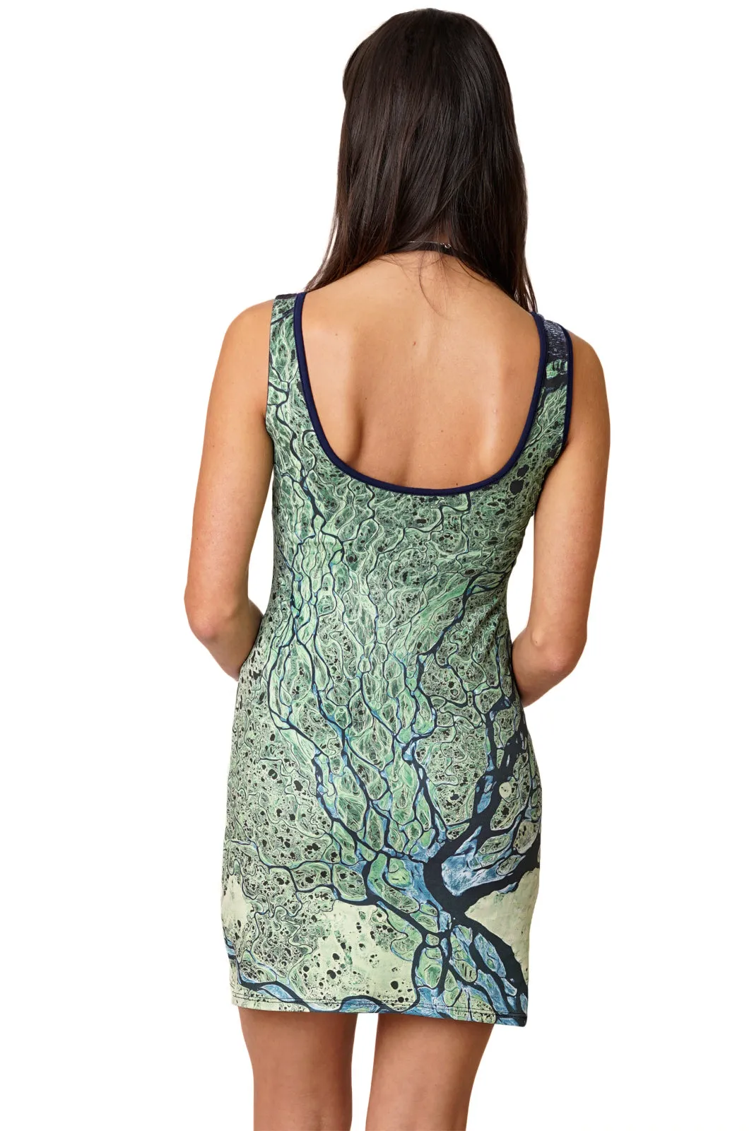 Cocktail Dress-Nature Lover Dress-Earth Dress-Lena Delta
