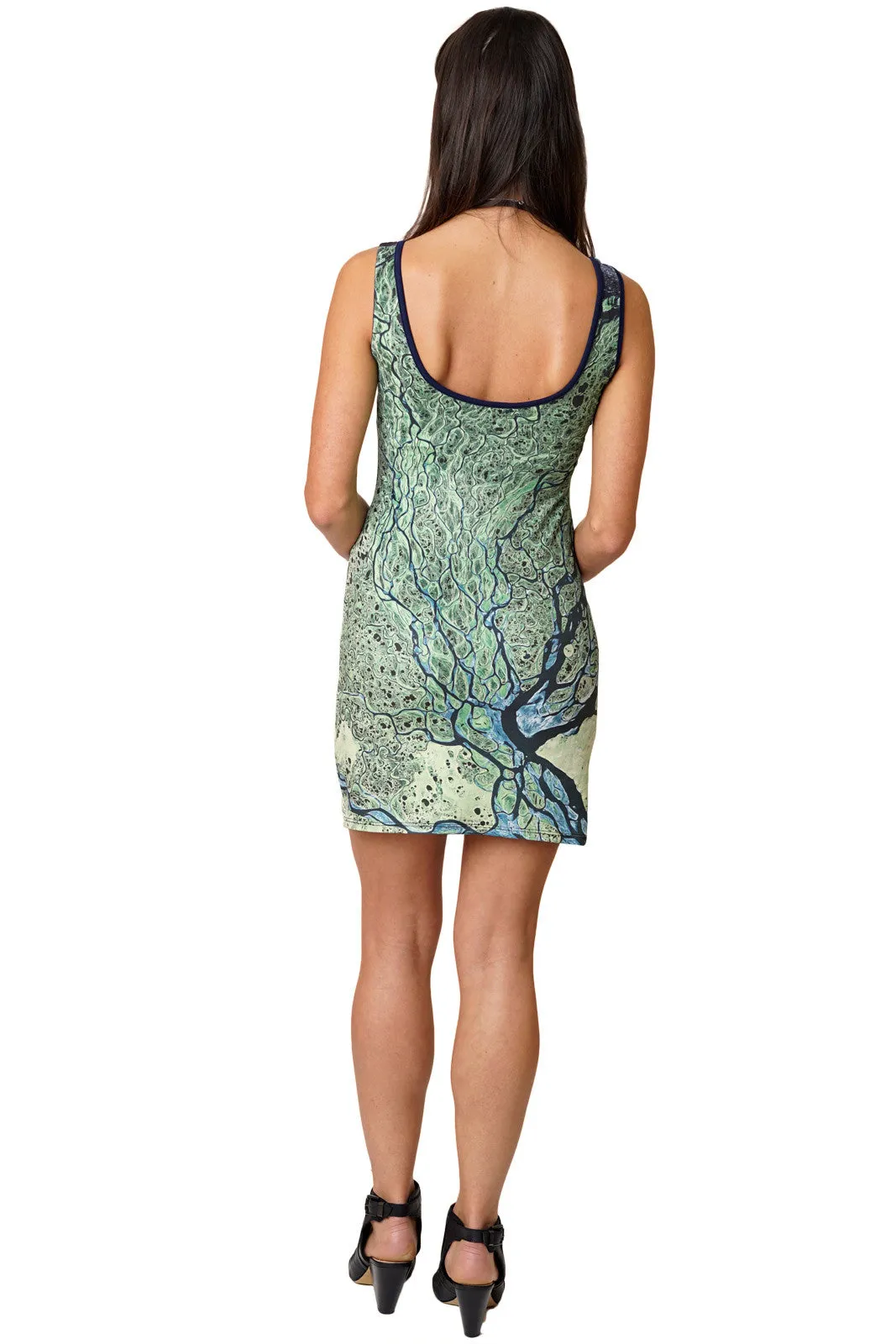 Cocktail Dress-Nature Lover Dress-Earth Dress-Lena Delta