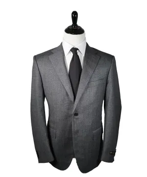 CORNELIANI - Gray Birdseye Textured Suit 18,25 Microns Super 110’s- 42R
