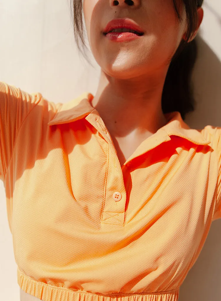 COURTSIDE CROP TEE