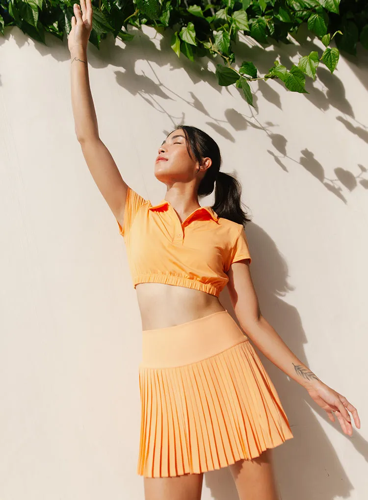 COURTSIDE CROP TEE