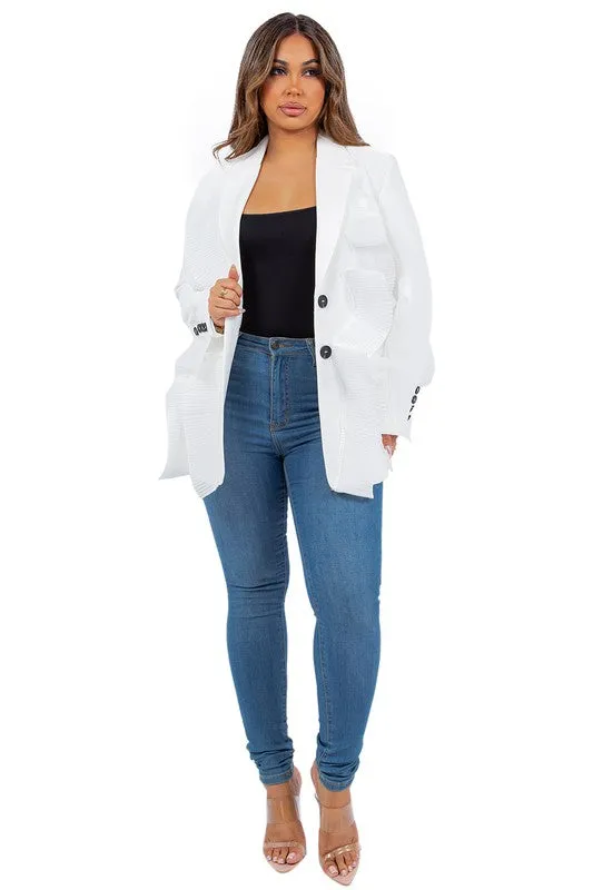 Crepe Couture Blazer