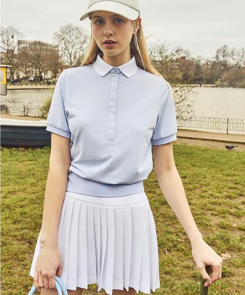 CREVE NINE: Color Combination Culottes Multi Skirt - White