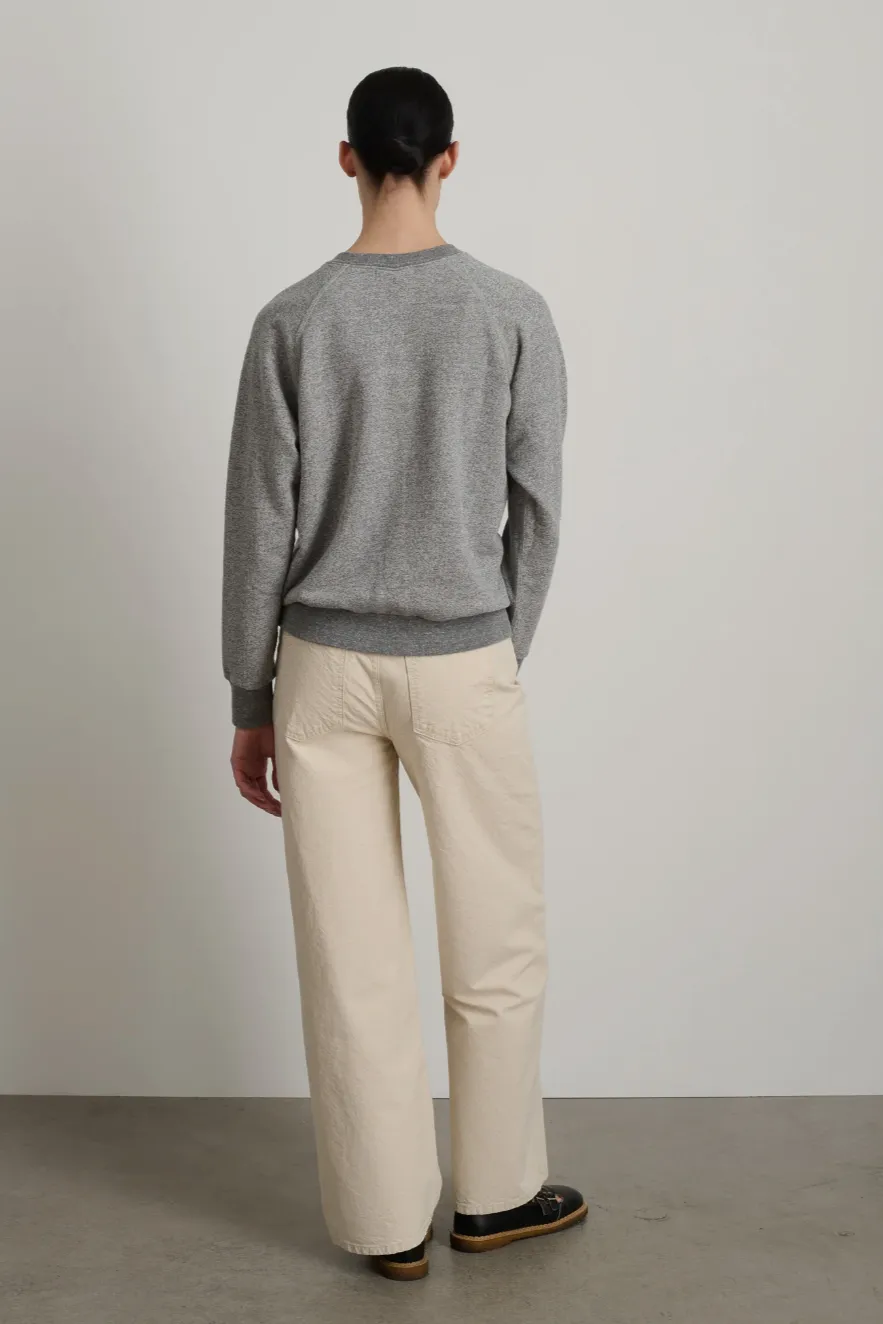 Crewneck Sweatshirt, Heather Grey