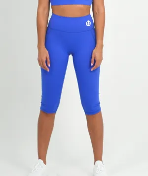 Cropped Pocket Legging | Blue