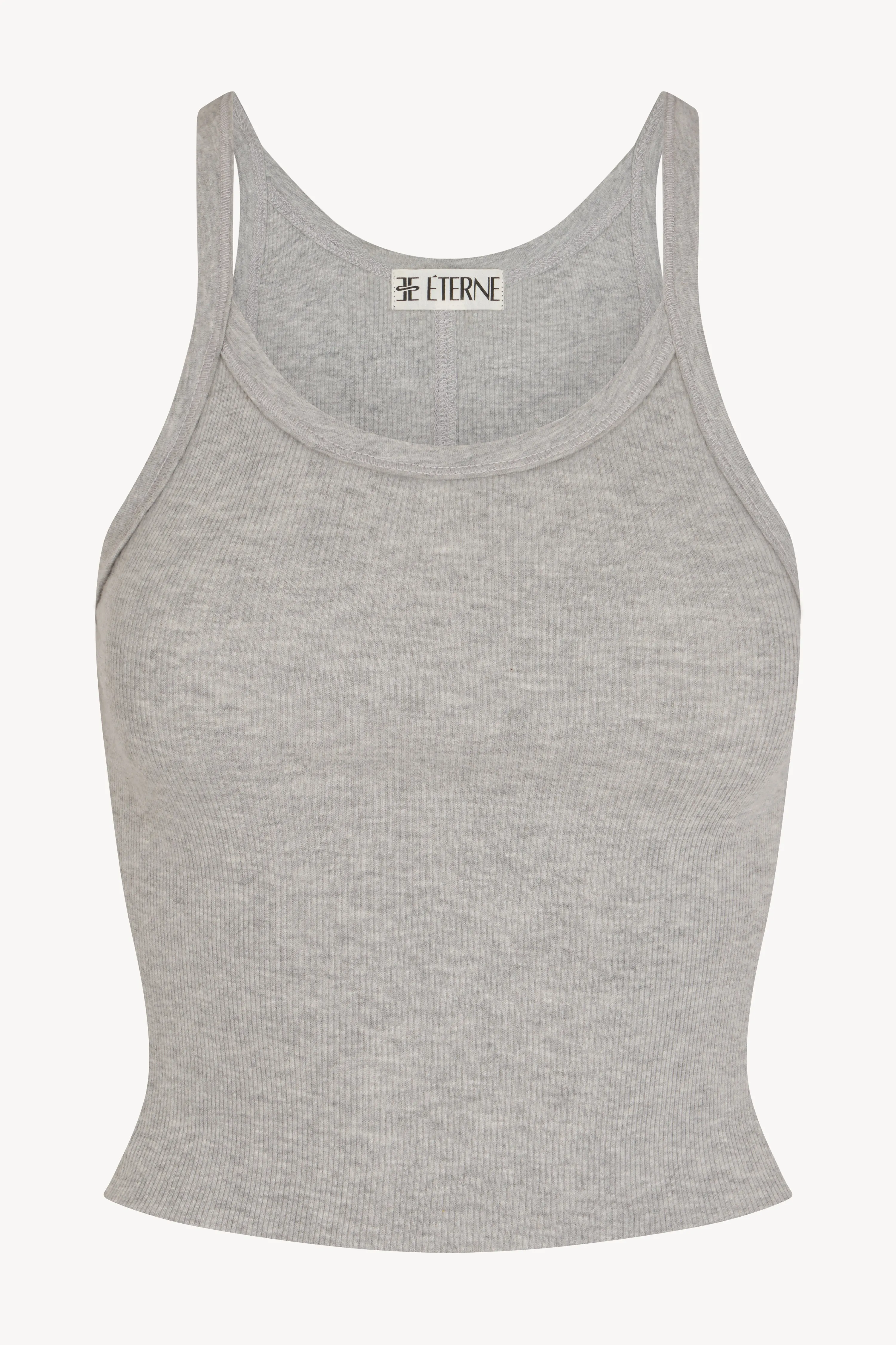Cropped Rib Tank