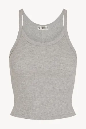 Cropped Rib Tank